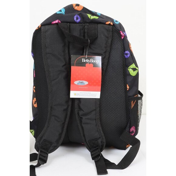 Betty Boop 2 Piece Set Wallet & Backpack Colorful Rainbow LIPS Travel Vacay NEW main image 5